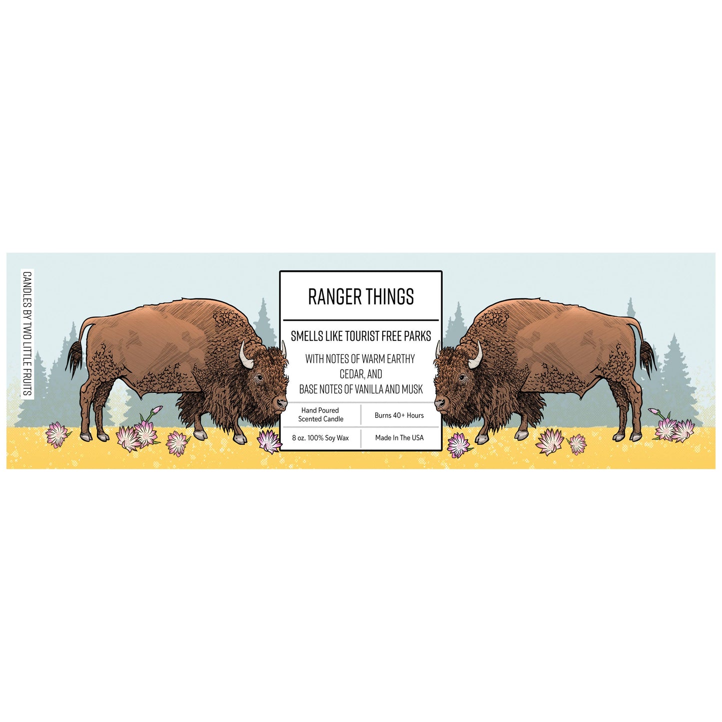 Two Little Fruits - Scented Candles | Cedar Candle | Buffalo | Ranger Things