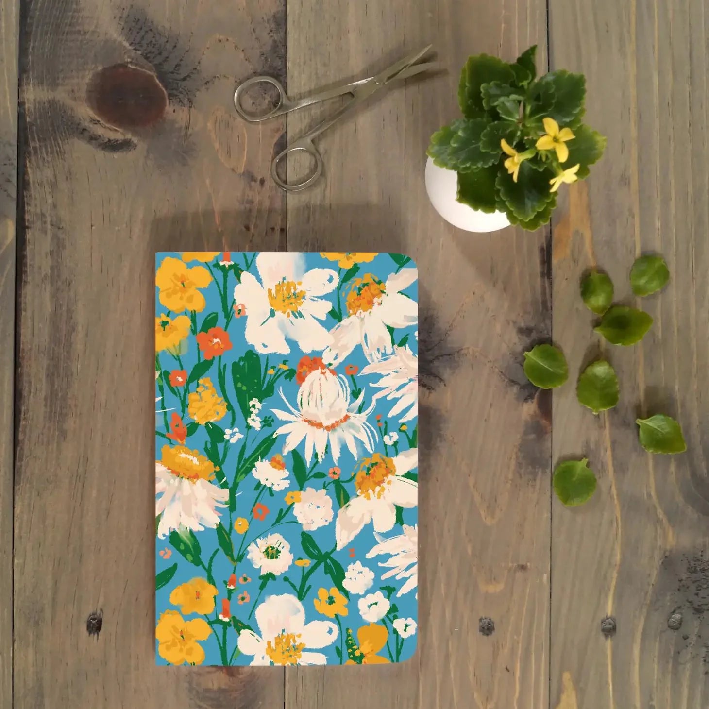 Navy Mushrooms classic layflat notebook