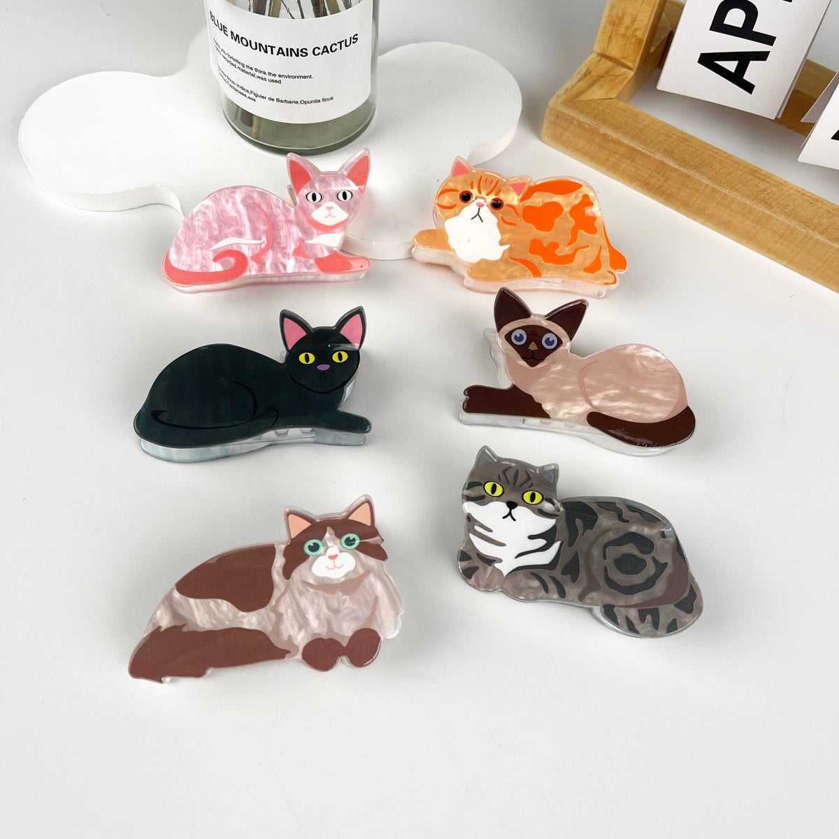 mildstyles: Cat style animal hair claw clip