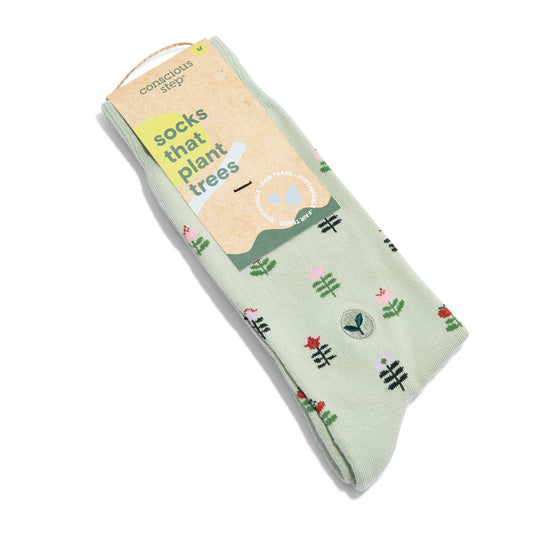 Conscious Step: Socks that Plant Trees (Green Tulips)