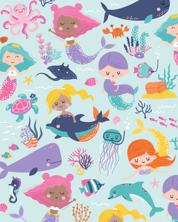 JIGGY Puzzles: JIGGY Junior 100pc: Mermaid Party by Angela Nickeas