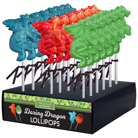 Melville Candy Company: Dragon Glitter Lollipops