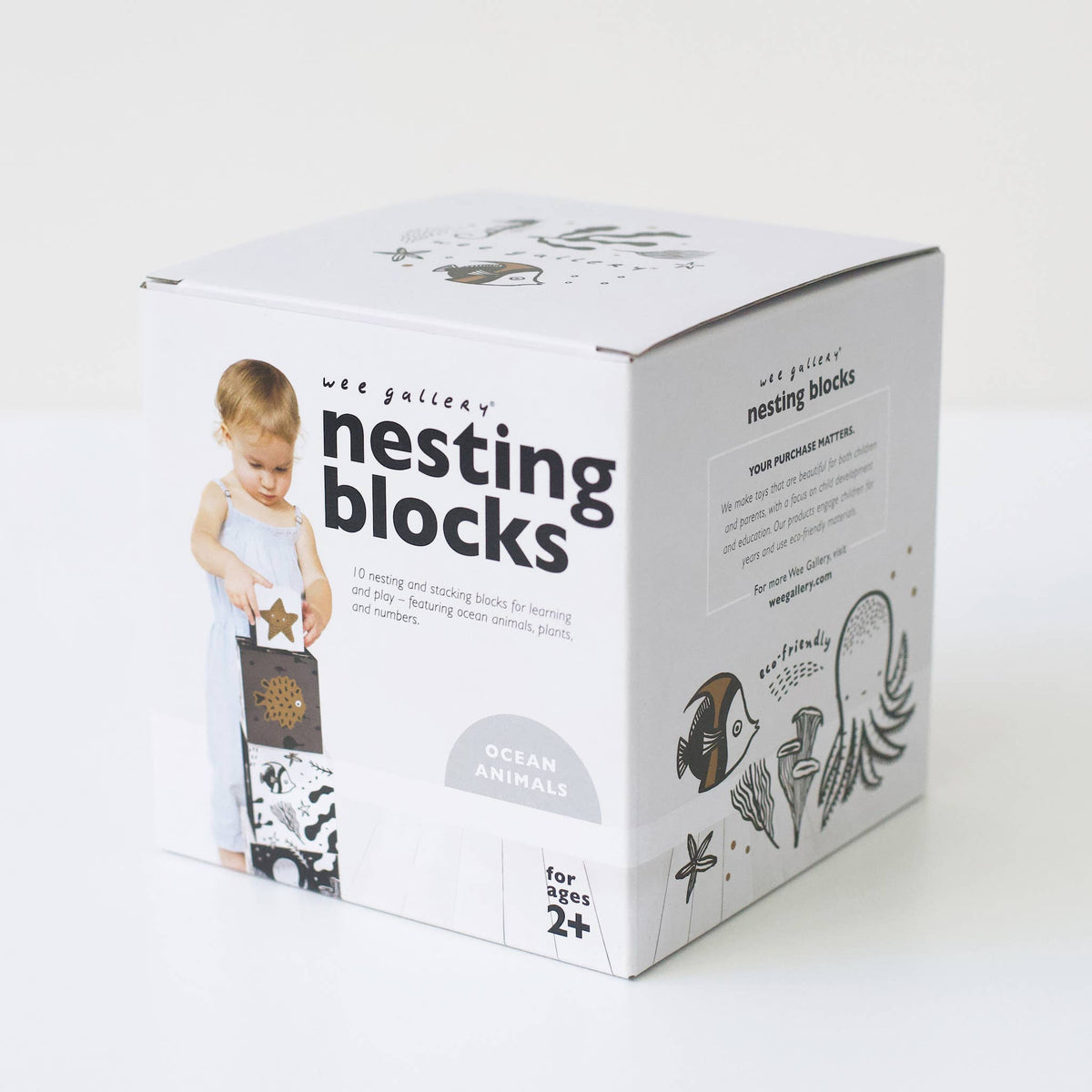 Wee Gallery: Nesting Blocks - Ocean Animals