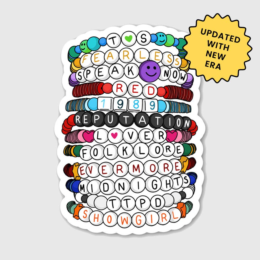 Brittany Paige - NEW Eras Friendship Bracelets Sticker