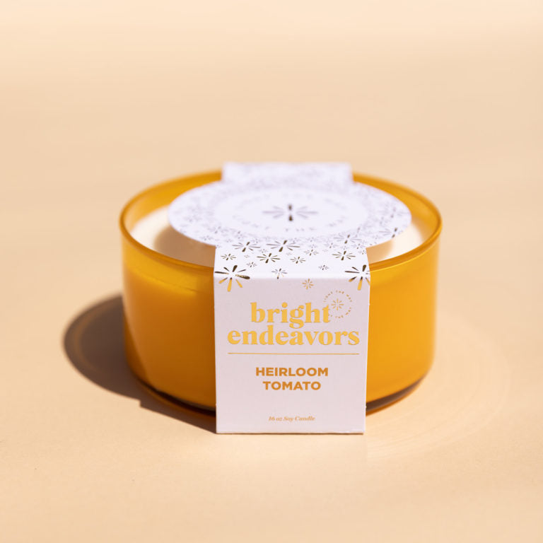 Bright Endeavors Candle: Heirloom Tomato Soy Candle