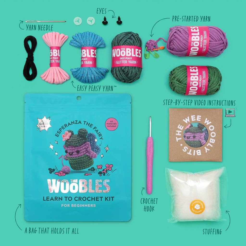 The Woobles: Esperanza the Fairy Crochet Kit