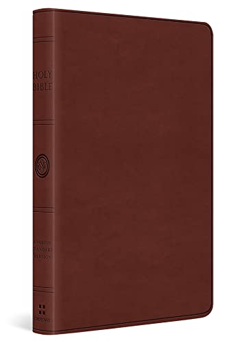 ESV Large Print Value Thinline Bible (TruTone, Chestnut)