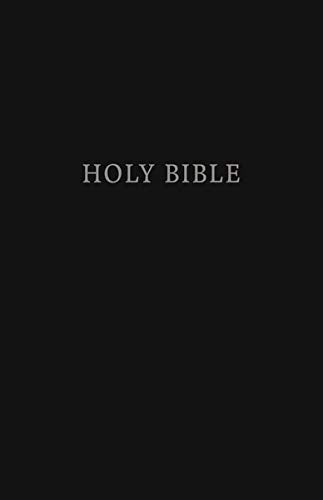 KJV, Pew Bible, Large Print, Hardcover, Black, Red Letter, Comfort Print: Holy Bible, King James Version