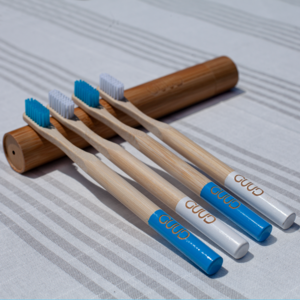 GUUD Brand: Bamboo Toothbrush and Travel Case