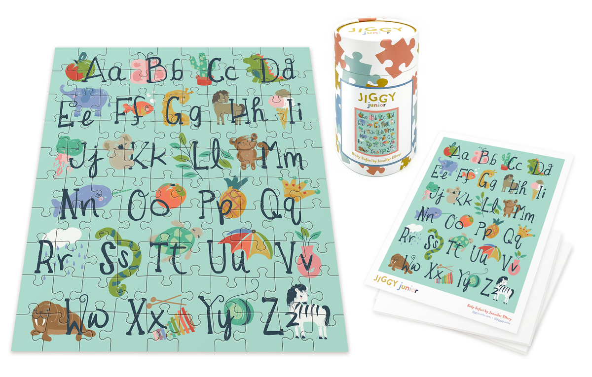 JIGGY Puzzles: JIGGY Junior 100pc: Baby Safari by Jennifer Ellory