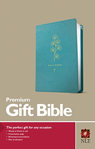 Premium Gift Bible NLT (Red Letter, LeatherLike, Teal)
