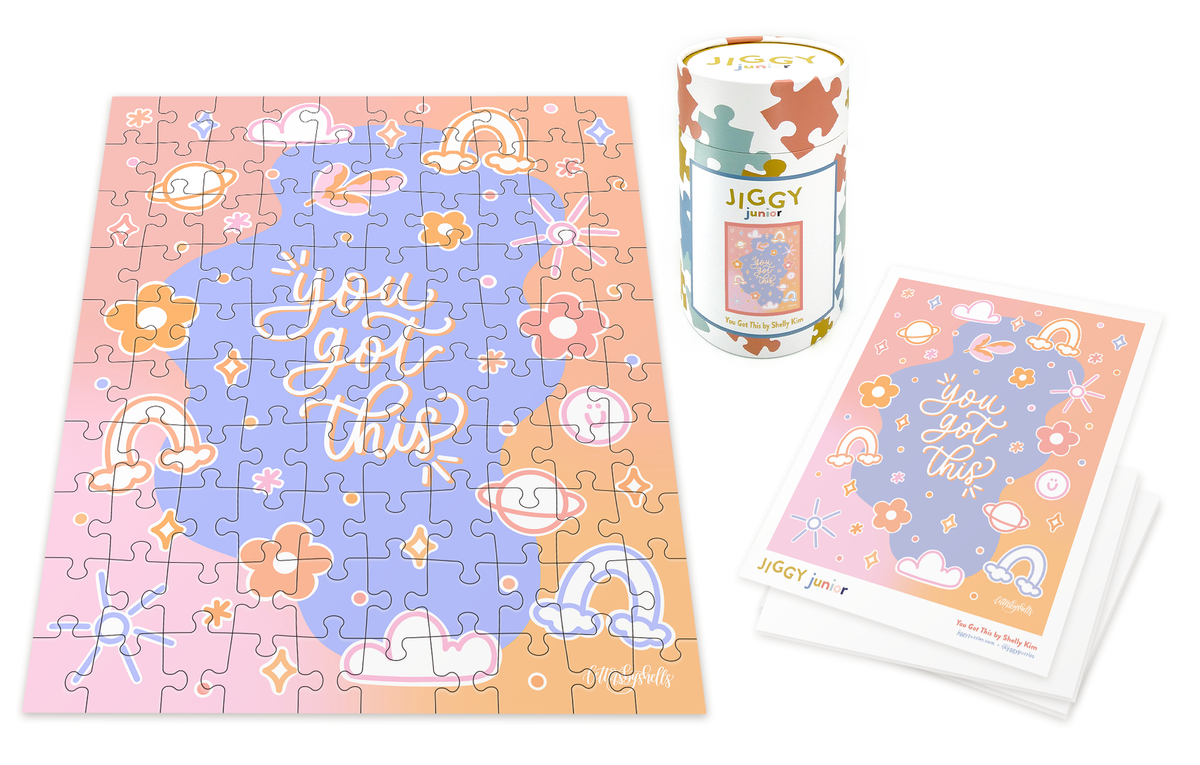 JIGGY Puzzles: JIGGY Junior 100pc: You Got This by Shelly Kim