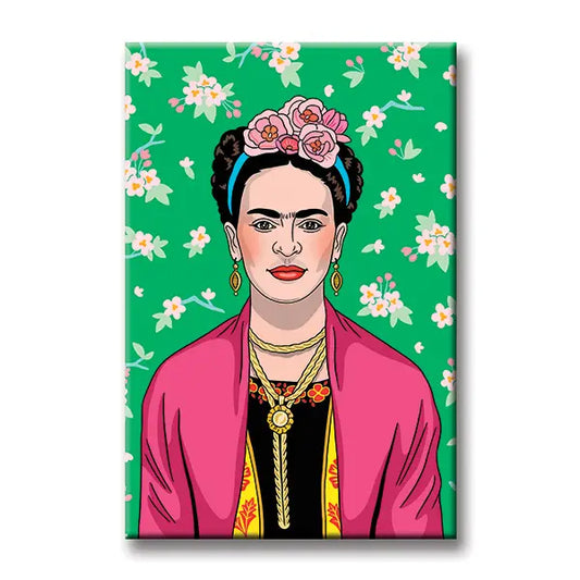 The Found: Frida Pink Florals Magnet