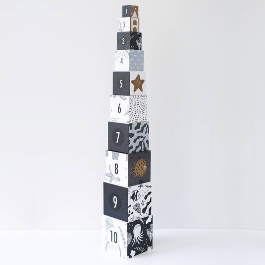 Wee Gallery: Nesting Blocks - Ocean Animals