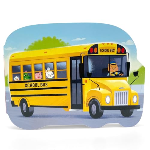 How a School Bus Works - Children's Shaped Board Book for Little Learners and School Bus Lovers