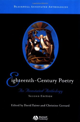 Eighteenth-Century Poetry: An Annotated Anthology