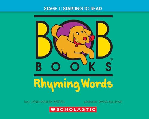 Bob Books - Rhyming Words Hardcover Bind-Up | Phonics, Ages 4 and up, Kindergarten (Stage 1: Starting to Read)