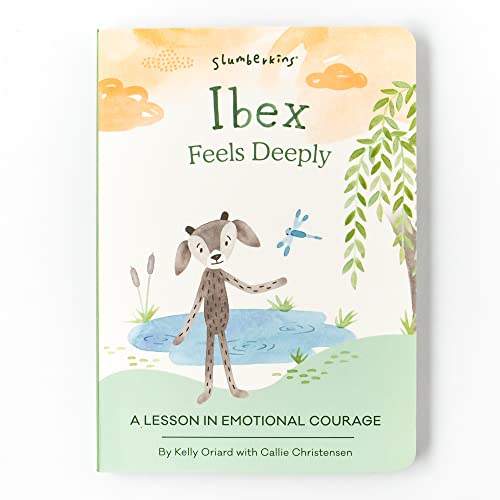 Slumberkins Ibex Feels Deeply: A Lesson In Emotional Courage | Promotes Emotional Courage, Resilience & Empathy | Social Emotional Tools for Ages 0+