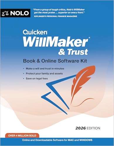 Quicken Willmaker & Trust: Book & Online Software Kit