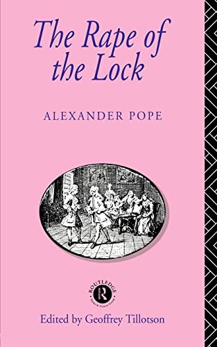 The Rape of the Lock (Routledge English Texts)