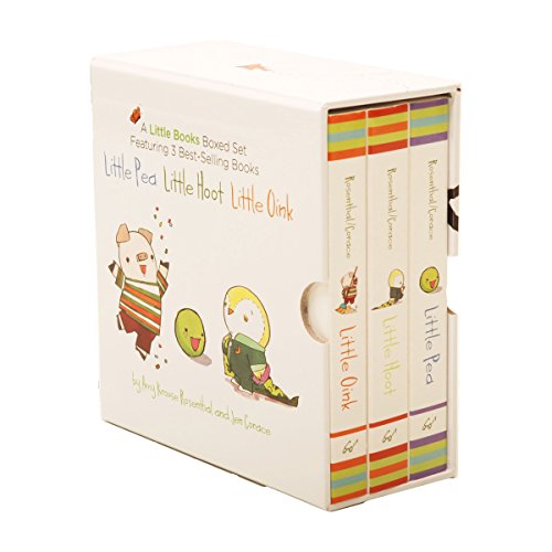A Little Books Boxed Set Featuring Little Pea Little Hoot Little Oink: (Baby Board Books, Nursery Rhymes, Children's Book Sets, Nursery Books)