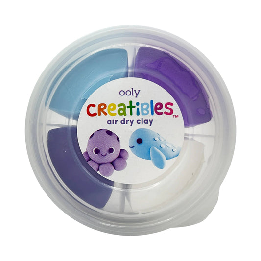 OOLY: Creatibles D.I.Y. Air-Dry Clay Kit: Ocean BFFs (Set of 4)