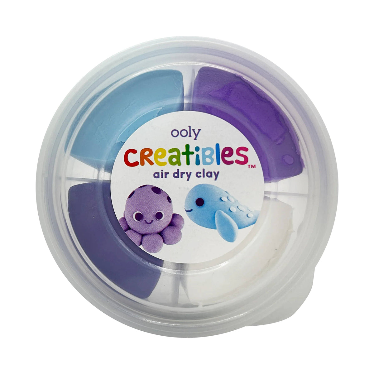 OOLY: Creatibles D.I.Y. Air-Dry Clay Kit: Ocean BFFs (Set of 4)