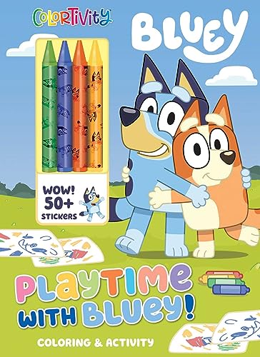 Bluey: Colortivity: Playtime with Bluey! (Coloring & Activity with Crayons)