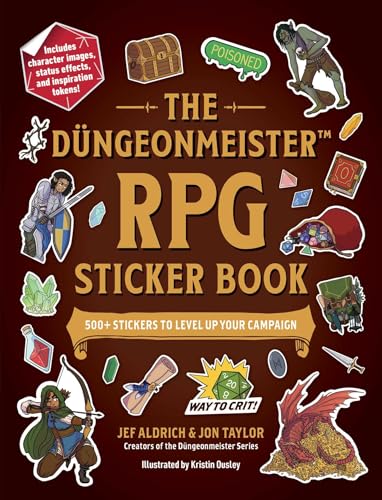 The Düngeonmeister RPG Sticker Book: 500+ Stickers to Level Up Your Campaign (Düngeonmeister Series)