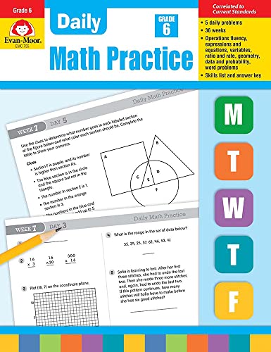 Daily Math Practice, Grades 6+