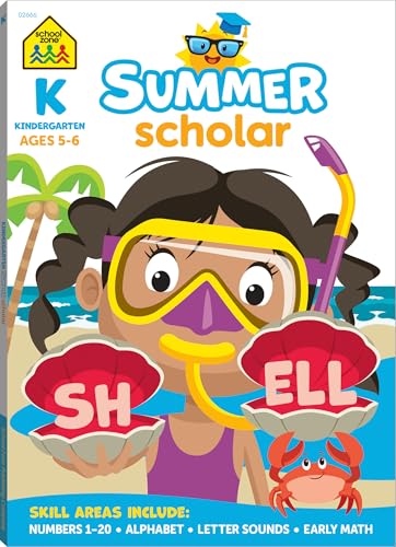 School Zone Kindergarten Summer Scholar Workbook