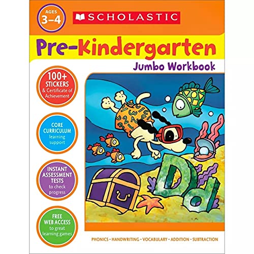 Scholastic Pre-Kindergarten Jumbo Workbook