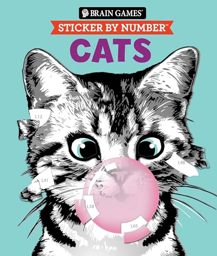 Brain Games - Sticker by Number: Cats (Volume 2)