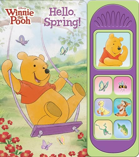 Disney Winnie the Pooh - Hello, Spring! 7-Button Sound Book - PI Kids