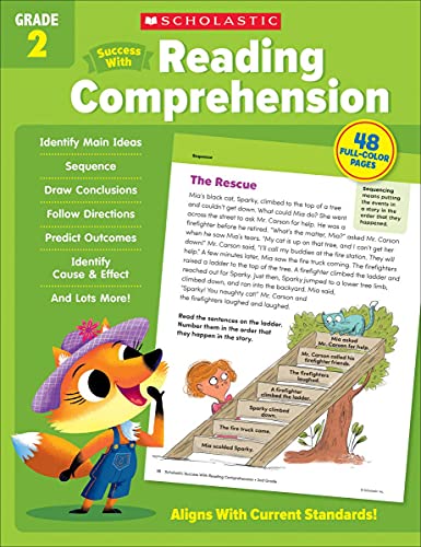 Scholastic Success with Reading Comprehension Grade 2 Workbook (Scholastic, Grade 2)