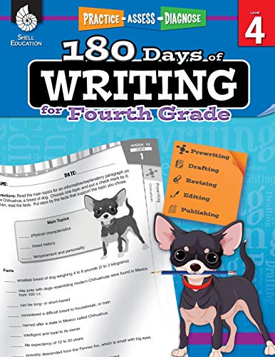 180 Days of Writing for Fourth Grade - An Easy-to-Use Fourth Grade Writing Workbook to Practice and Improve Writing Skills (180 Days of Practice)