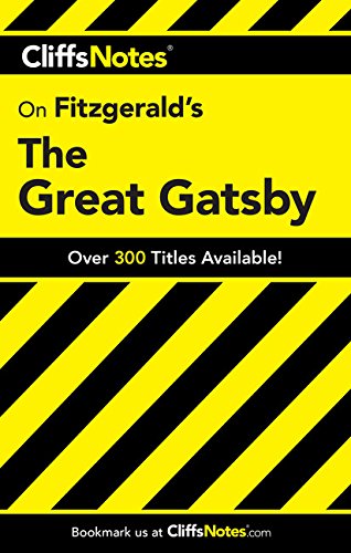 CliffsNotes on Fitzgerald's The Great Gatsby (Cliffsnotes Literature Guides)