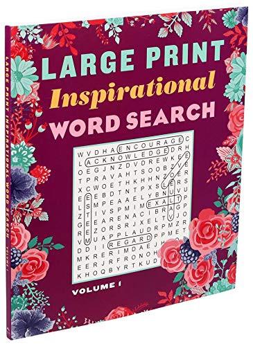 Large Print Inspirational Word Search Volume 1
