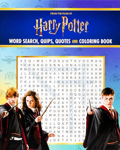 Harry Potter Word Search, Quips, Quotes, and Coloring Book (Coloring Book & Word Search)