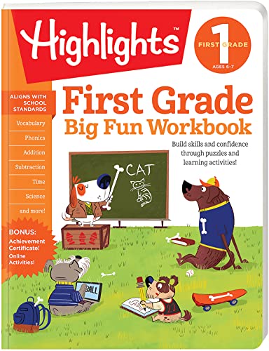 The Big Fun First Grade Activity Book (Highlights™ Big Fun Activity Workbooks)