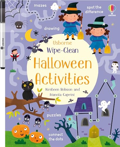 Wipe-Clean Halloween Activities: A Halloween Book for Children (Wipe-clean Activities)