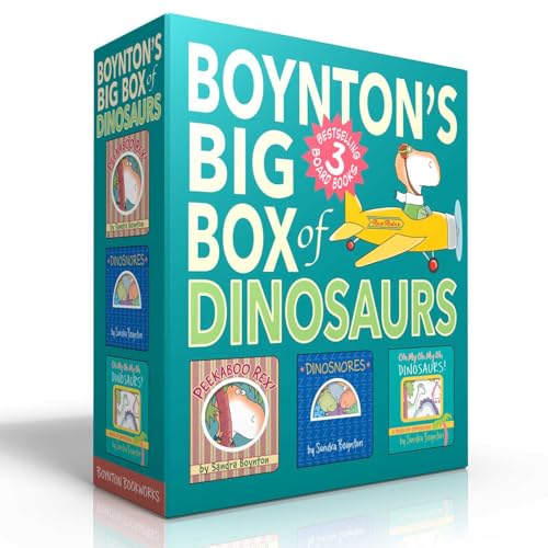 Boynton's Big Box of Dinosaurs (Boxed Set): Peekaboo Rex!; Dinosnores; Oh My Oh My Oh Dinosaurs! (Boynton on Board)