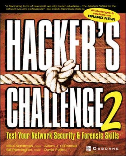 Hacker's Challenge 2: Test Your Network Security & Forensic Skills
