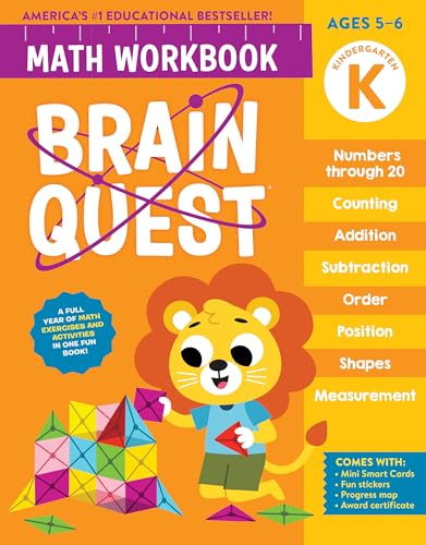 Brain Quest Math Workbook: Kindergarten (Brain Quest Math Workbooks)