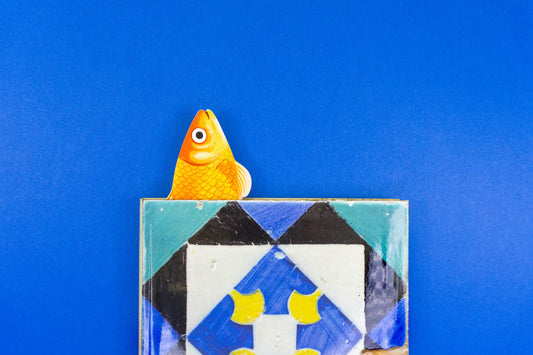 Grey Street Paper: Goldfish Die-Cut Bookmark
