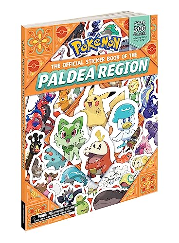 Pokémon The Official Sticker Book Of The Paldea Region (Pokemon Pikachu Press)