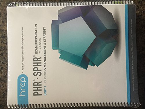 2017 PHR - SPHR Exam Preparation