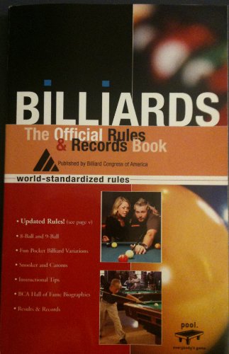 Billiards: The Official Rules & Records Book, 2006 Edition (BILLIARDS: THE OFFICIAL RULES AND RECORDS BOOK)