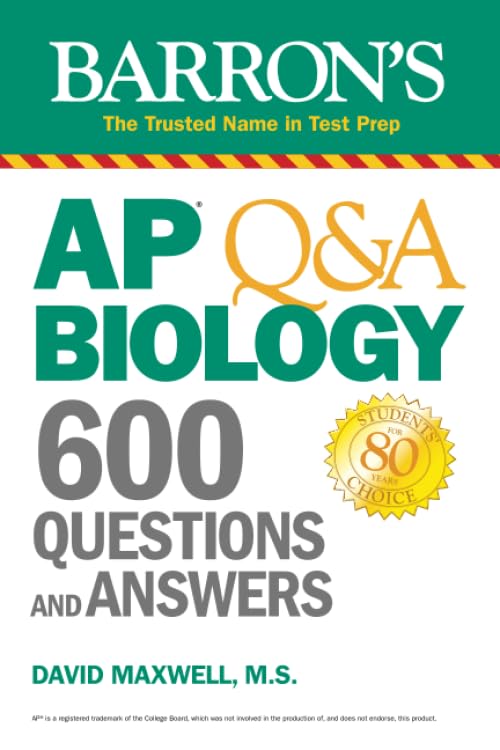 AP Q&A Biology: 600 Questions and Answers