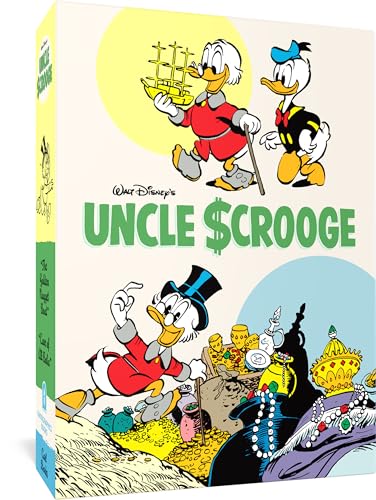 Walt Disney's Uncle Scrooge Gift Box Set 'The Golden Nugget Boat' & 'Cave of Ali Baba': Vols. 26 & 28 (The Complete Carl Barks Disney Library)